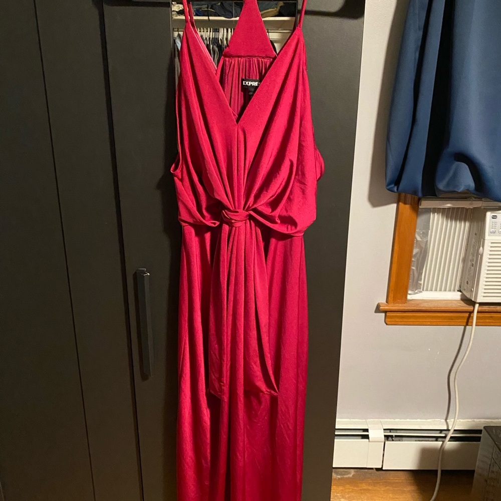 Beautiful fuchsia color dress
